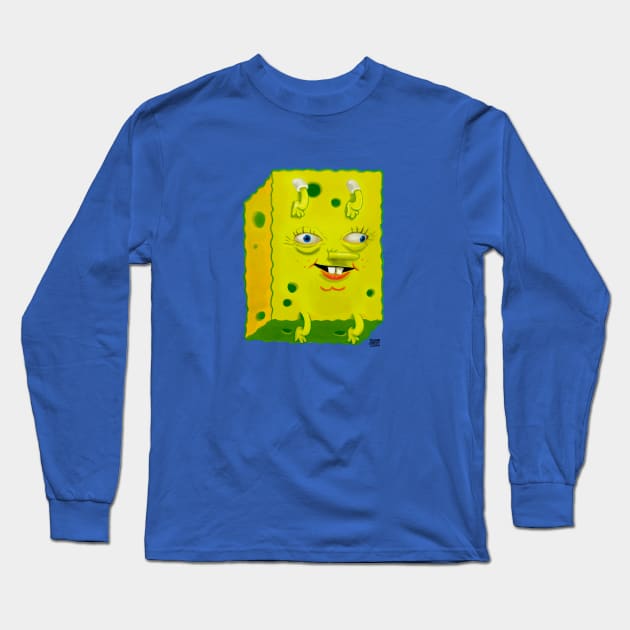 Ugly Spongebob Long Sleeve T-Shirt by MatheussBerant